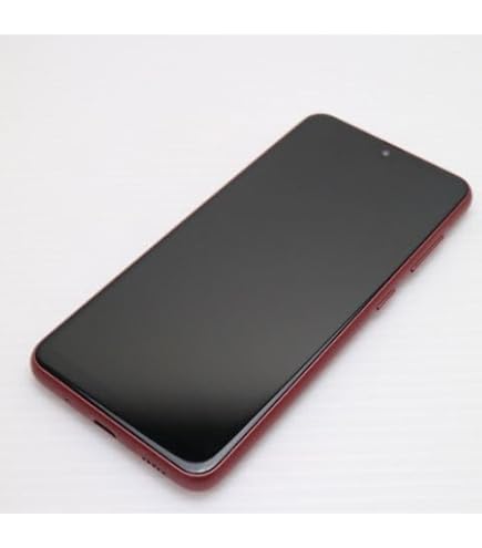 Galaxy スマートフォン 本体 レッド